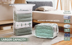 Cubic Vacuum Storage Bags – Large Plastic Compression Seals for Travel Packing
