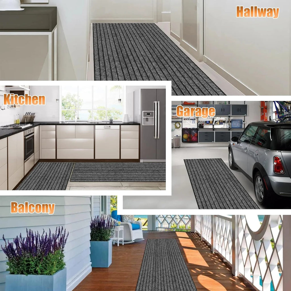 Non-Slip Floor Mat – Stain Resistant Doormat for Indoor Outdoor Home Entrance