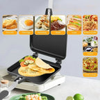 Non-Stick Aluminum Sandwich Pan – Detachable Double-Sided Grill for Breakfast