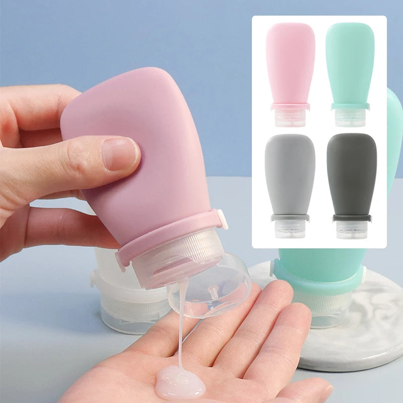 Silicone Travel Bottles – Leakproof Squeeze Tubes for Toiletries and Skincare
