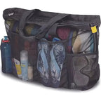 Extra Large Waterproof Beach Bag – Foldable Mesh Tote for Travel and Swimming