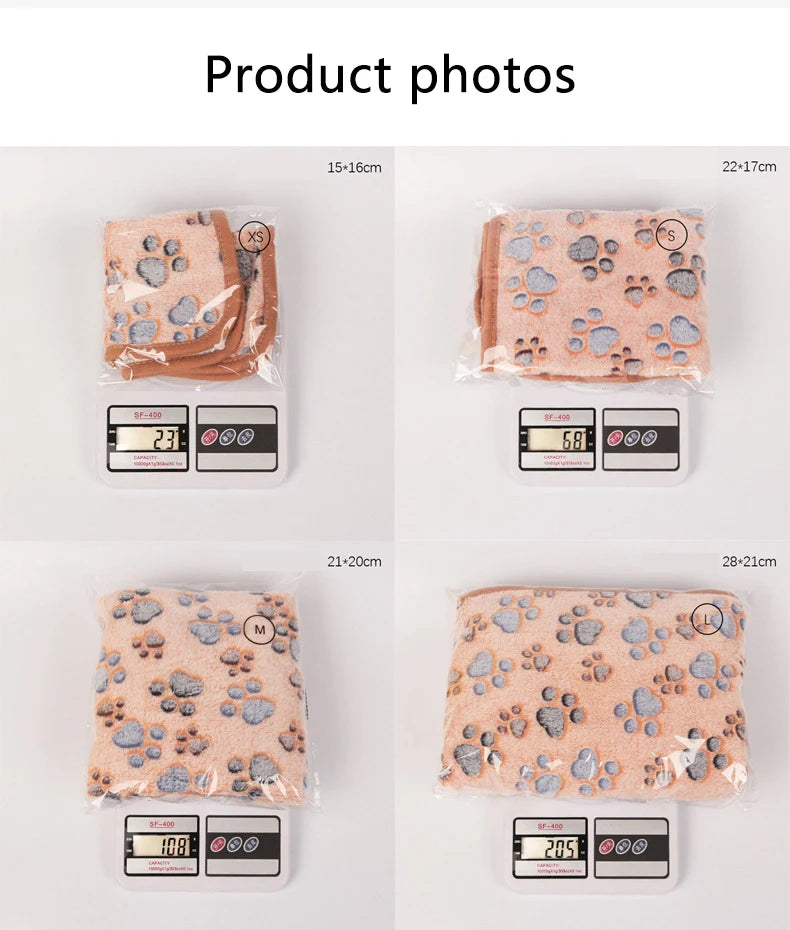 Pet Blanket – Coral Velvet Soft All-Season Pad for Dogs and Cats