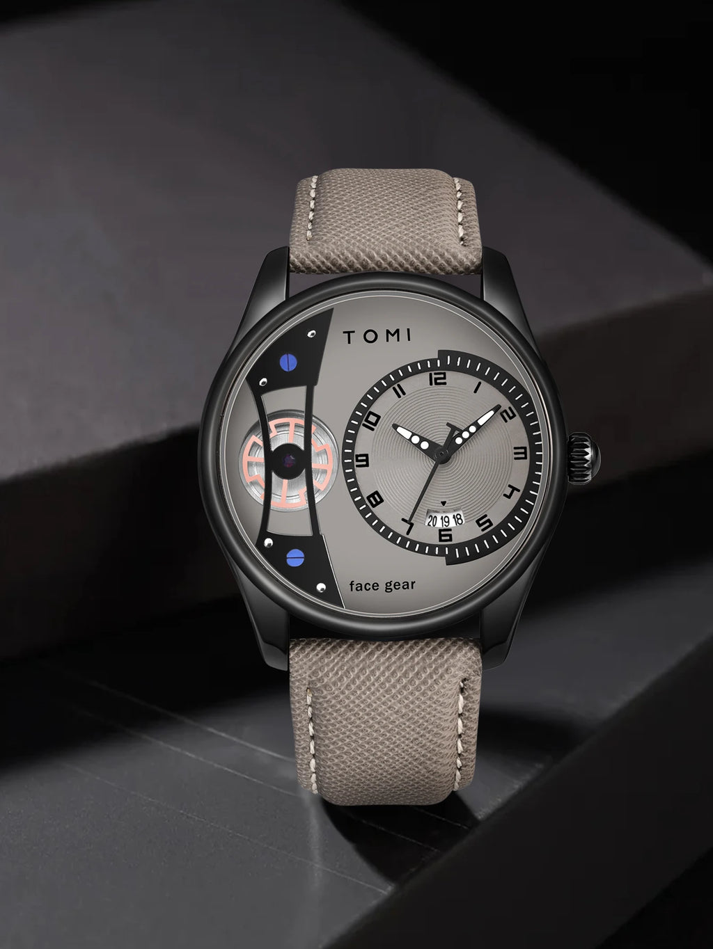 Minimalist Quartz Watch – Luxury Double Strap Set for Business Gift