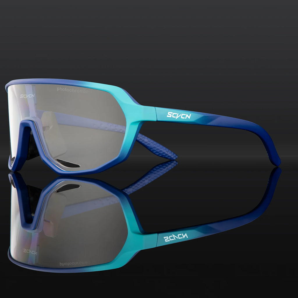Photochromic Cycling Sunglasses – UV400 Protective Eyewear for MTB Sports