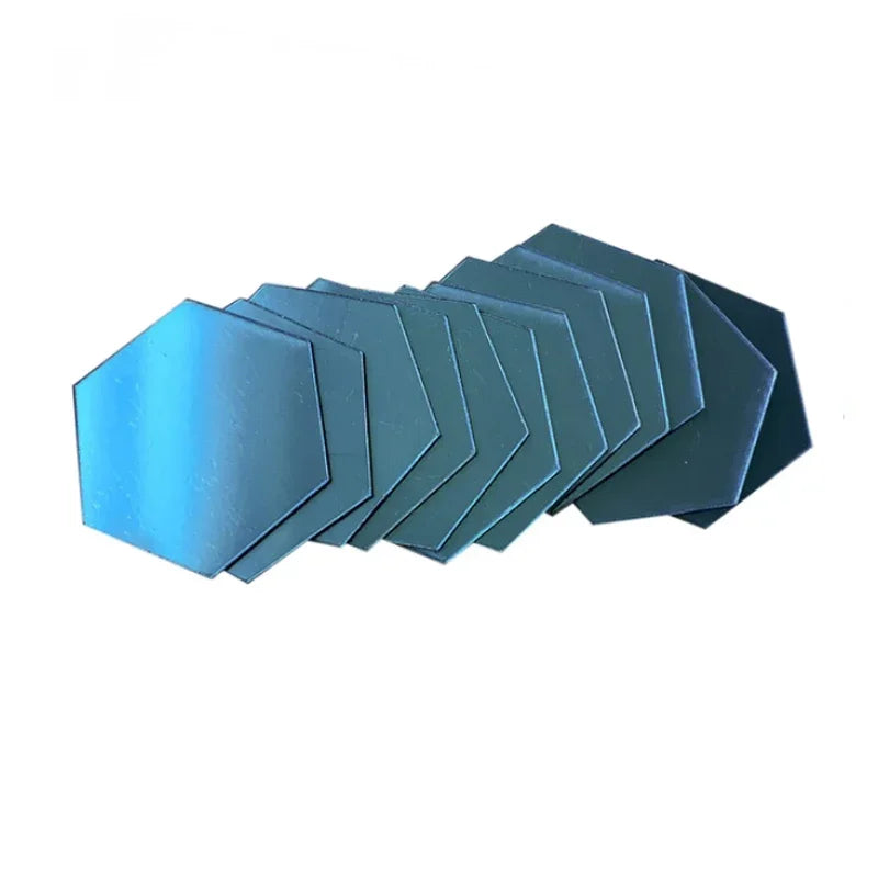 Hexagon Acrylic 3D Mirror Wall Stickers – Self-Adhesive Decor for Home