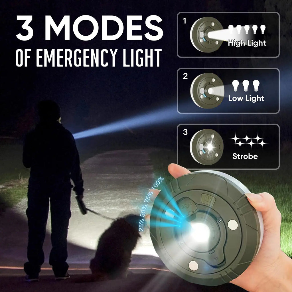 Rechargeable LED Camping String Lights – 8 Lighting Modes for Outdoor Decor