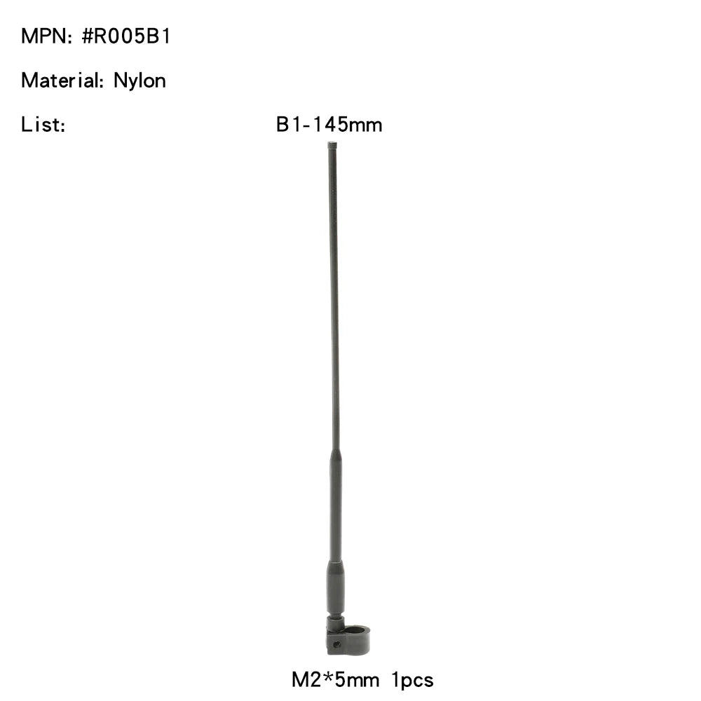 Simulation Antenna Decoration for 1/8 to 1/18 Scale RC Crawler Cars