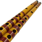 Handmade Bamboo Bansuri Flute – Traditional Wooden Musical Instrument for Decor