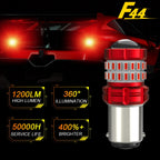 1157 Red LED Brake Light Bulbs – Canbus Replacement for Car Stop Lights