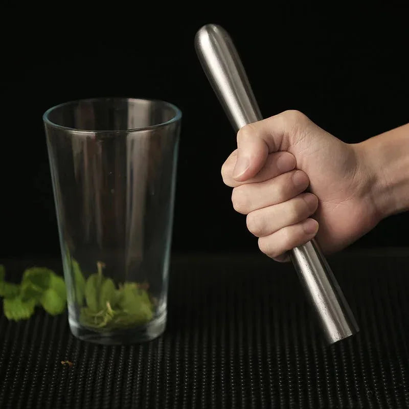 Stainless Steel Cocktail Muddler – Professional Barware for Home Bartending