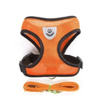 Adjustable Mesh Cat and Dog Harness – Reflective Breathable Vest for Walking