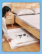 Vacuum Compression Storage Bags – Reusable Plastic Sealers for Travel Clothes