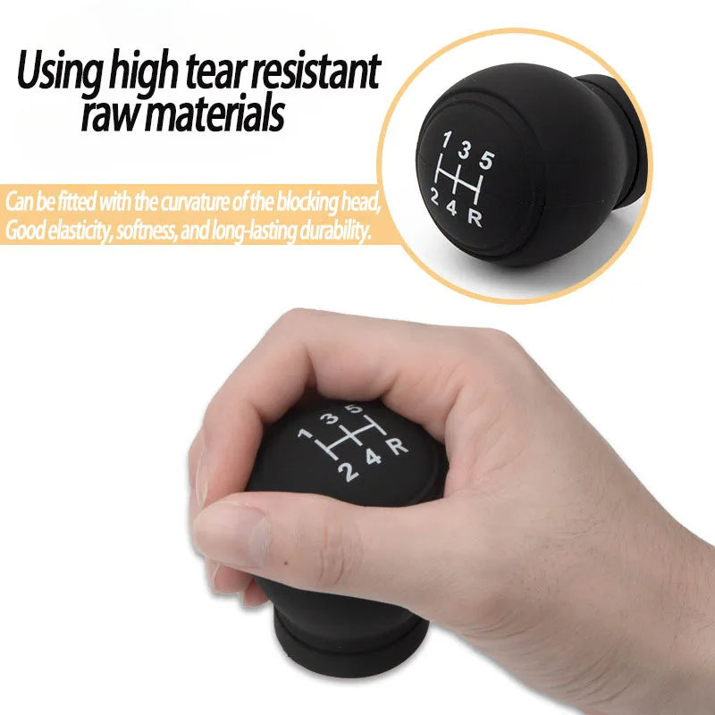 Silicone Gear Shift Knob Cover – Nonslip Protective Case for Manual Shifters