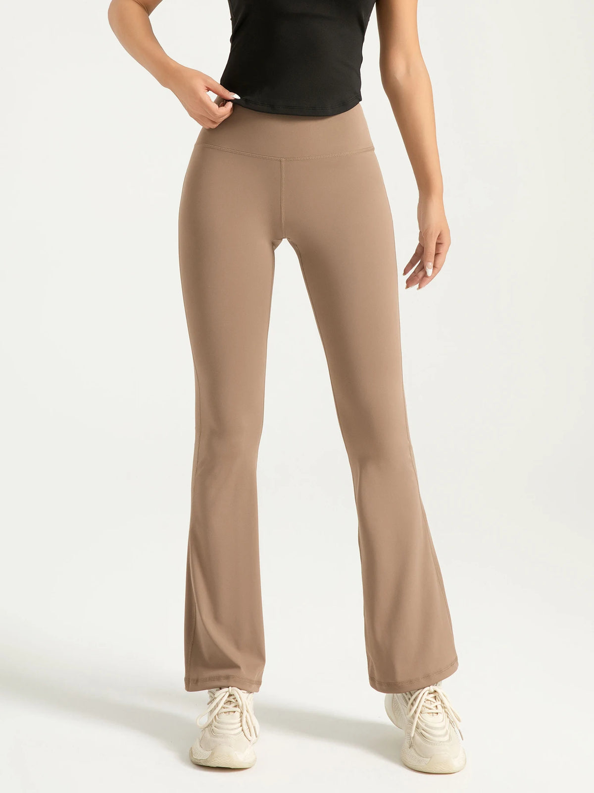 High Waisted Bootcut Yoga Pants – Flared Leggings for Workout and Casual Wear