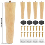 Solid Wooden Furniture Legs – Replacement Feet for Tables and Chairs