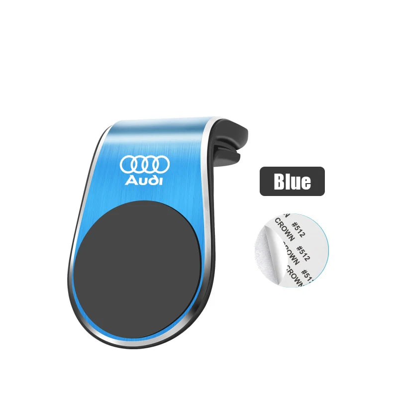 Magnetic Car Phone Mount – Universal Metal Holder for Audi Series Vehicles