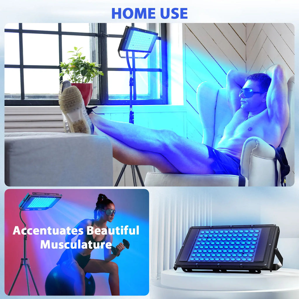 Ultraviolet Tanning Lamp – 50W Blue Light Solarium for Skin Care