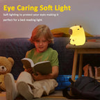 Silicone Capybara Night Light – Rechargeable Animal Bedside Lamp for Kids