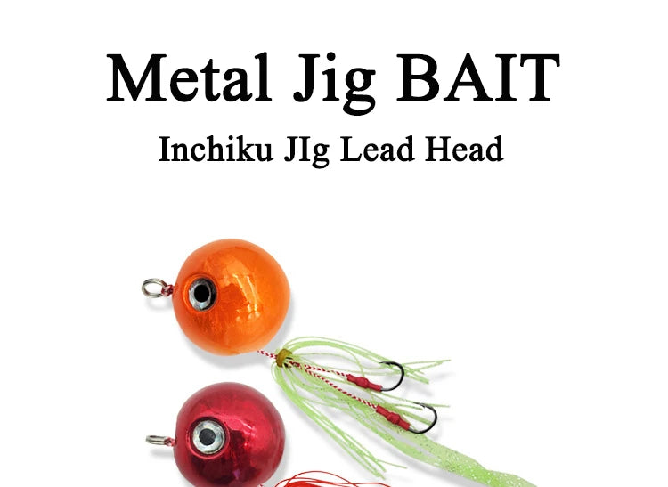 Inchiku Metal Jig Lure – Lead Madai Bait for Boat Sea Fishing