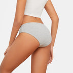 Cotton Briefs – Soft Striped Low Rise Underwear for Women