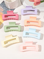 Matte Square Hair Claw Clips – Non-slip 3.4 inch Accessories for Thick Hair