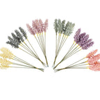 Artificial Lavender Flowers – PE Plastic Plant Bouquet for Home Table Decor