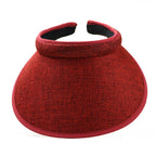 Wide Brim Sun Visor Hat – UV Protection for Outdoor Sports and Beach