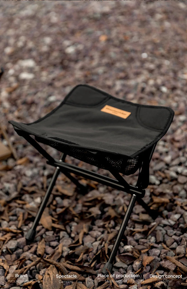 Ultralight Folding Camping Chair – Portable Aluminum Moon Chair for Outdoor Hiking