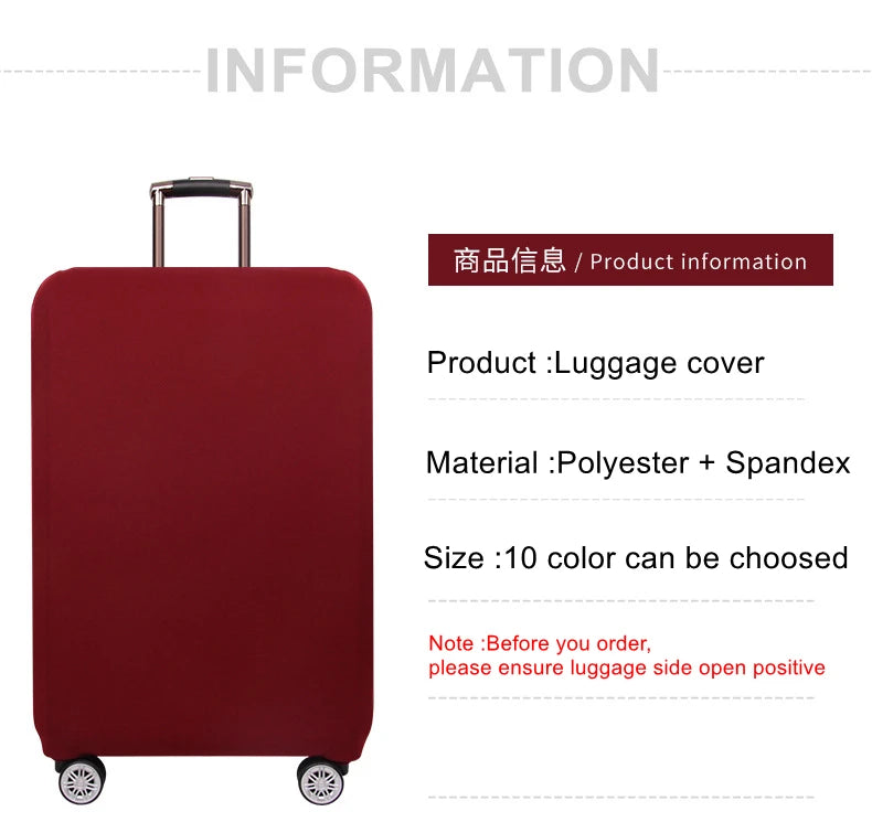 Stretch Fabric Luggage Cover – Elastic Protective Case for 18-32 Inch Suitcases