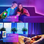 RGB LED Strip Lights – Flexible APP Controlled TV Backlight for Room Decor