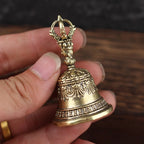 Antique Bronze Bell Pendant – Small Copper Craft for Jewelry Decoration