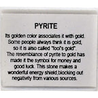 Natural Pyrite Specimen – Raw Healing Crystal Stone for Home Decor Display