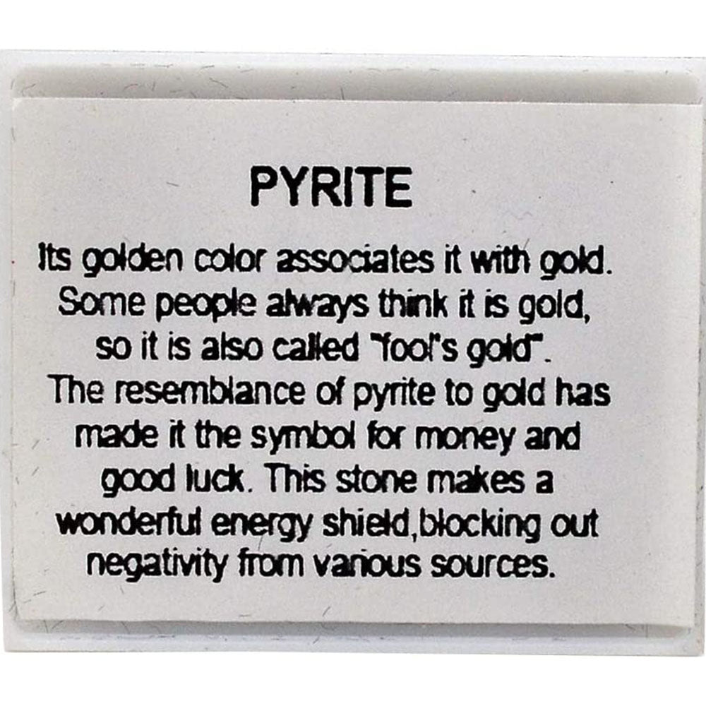 Natural Pyrite Specimen – Raw Healing Crystal Stone for Home Decor Display