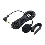 External Wired Microphone – 2.5mm/3.5mm Stereo Plug for Car Radio Hands-Free