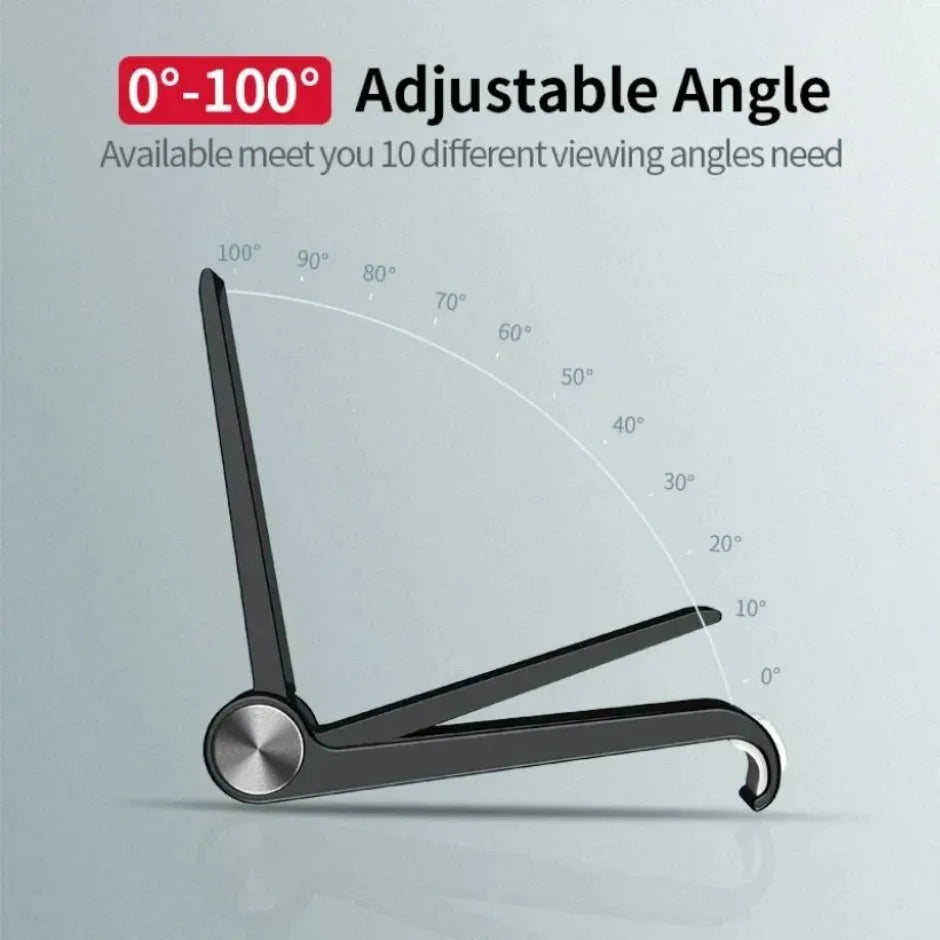 Adjustable Portable Phone Stand – Foldable Desk Holder for Smartphones