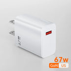 USB-C Fast Charger – 67W High Speed Power Adapter with 6A Cable