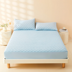 Waterproof 3D Air Fabric Mattress Protector – Breathable Bed Cover for Home