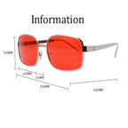 Tyler Durden Sunglasses – Red Lens Eyewear for Fight Club Cosplay