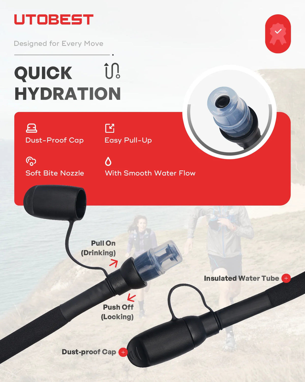 Hydration Reservoir – TPU Water Bladder for Hiking Cycling and Running