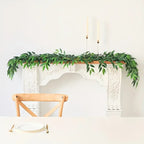 Artificial Italian Ruscus Garland – Silk Willow Ivy Leaves for Wedding Decor