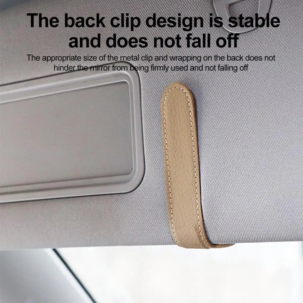 Car Sun Visor Eyeglasses Holder – Universal Sunglasses Clip for Auto Organizer