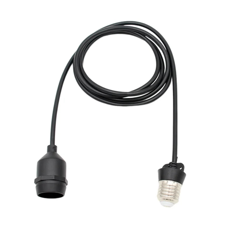Waterproof E27 Lamp Socket – Outdoor Extension Cord for Garden Lighting