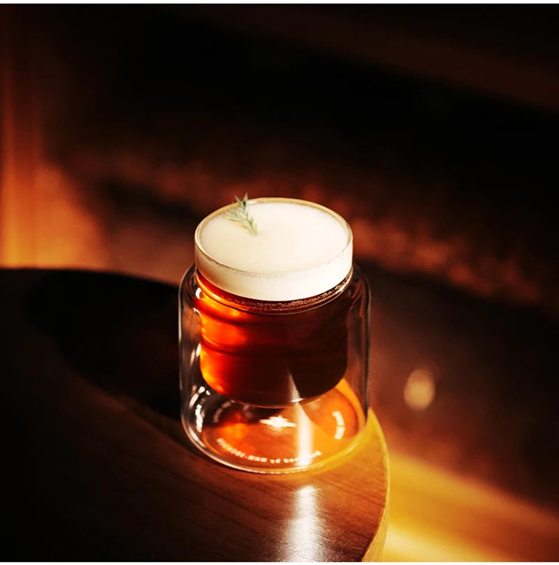 Double Wall Glass Coffee Mugs – Borosilicate Espresso Cups for Baristas