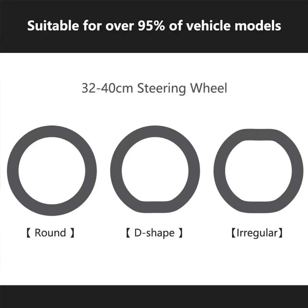 Silicone Steering Wheel Cover – Anti-slip Protective Grip for Universal Cars