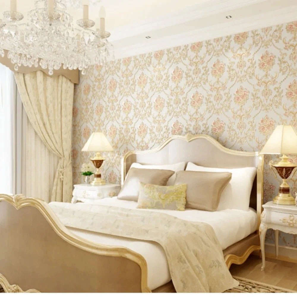 Self-Adhesive 3D Floral Wallpaper – Thickened Wall Decor for Bedroom Living Room