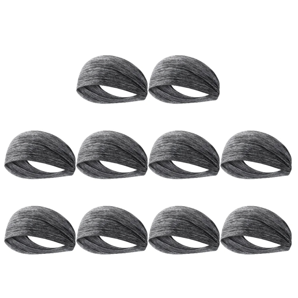 Quick-Dry Sports Sweatband – Elastic Fitness Headband for Running and Yoga
