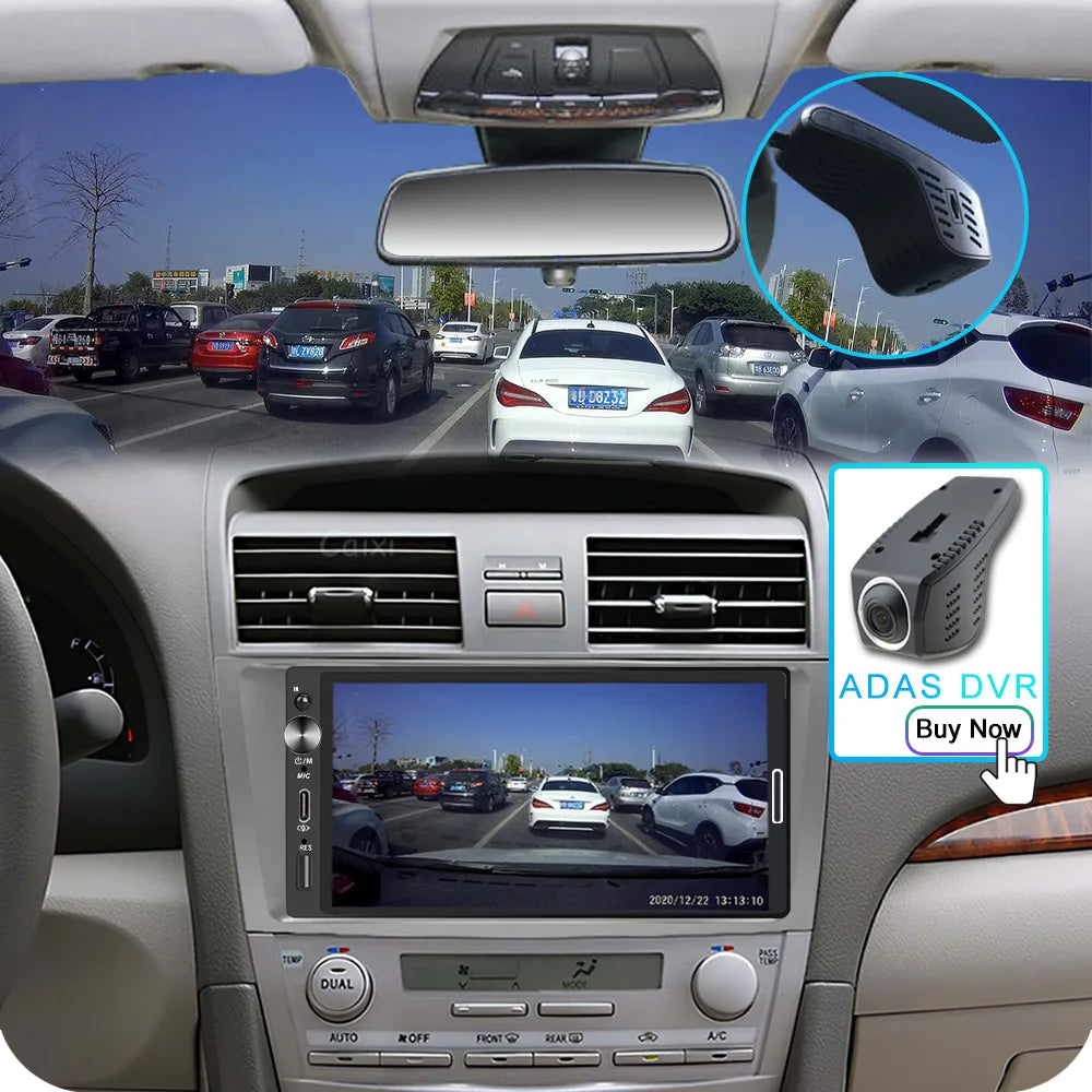 6.9 Inch 1 Din Car Radio – Wireless CarPlay and Android Auto Multimedia