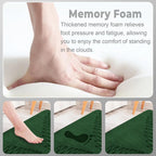 Memory Foam Bath Mat – Non-Slip Water Absorbent Rug for Bathroom