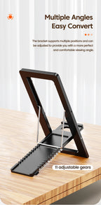 Ultra Thin Phone Stand – Foldable Adjustable Smartphone Holder for Desk