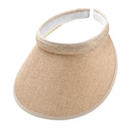 Wide Brim Sun Visor Hat – UV Protection for Outdoor Sports and Beach